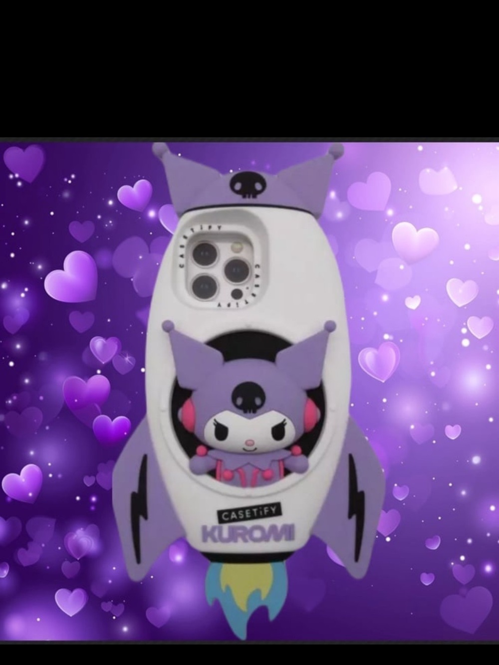 iPhone 16 pro max Kuromi casetify silicone 3d case